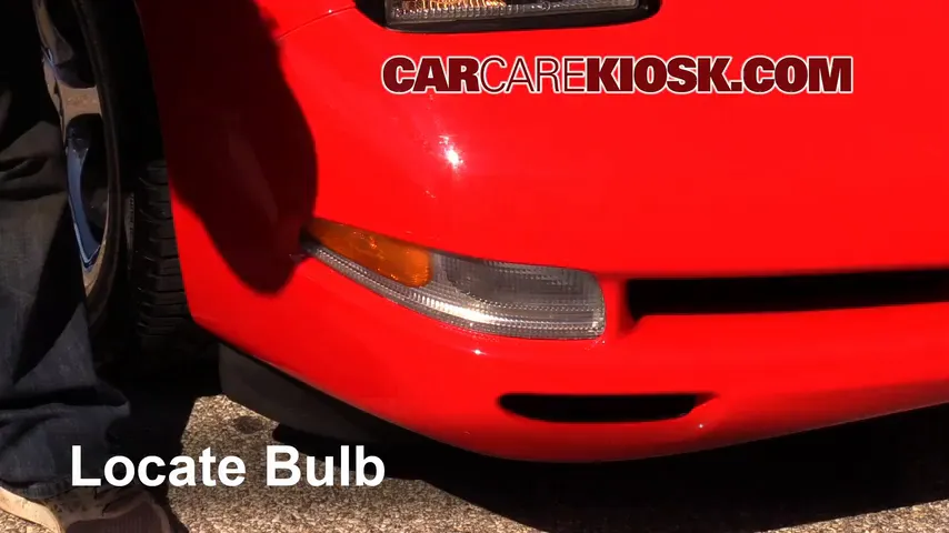 2002 Chevrolet Corvette 5.7L V8 Convertible Éclairage Feux de stationnement